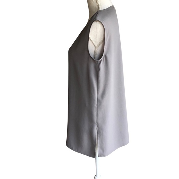 All Saints Heny Top Gray Left Knot Detail Size 2 - Picture 11 of 16